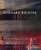 Gerhard Richter : paintings from 2003-2005.