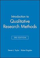 Introduction to qualitative research methods : a guidebook and resource