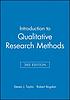 Introduction to qualitative research methods :... de Steven J Taylor