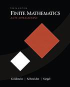 Finite mathematics & its applications