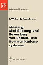 Messung, Modellierung, und Bewertung von Rechen- und Kommunikationssystemen