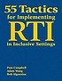 55 tactics for implementing RTI in inclusive settings