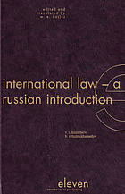 International law : a Russian introduction