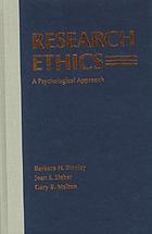 Research ethics : a psychological approach
