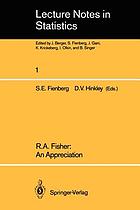 R.A. Fisher, an appreciation