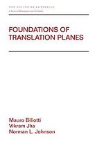 Foundations of translation planes