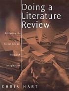 Doing a literature review : releasing the social science research imagination
