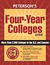 Peterson's four-year colleges 2008. by Thomson Peterson's (Firm)
