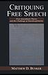 Critiquing free speech : First Amendment theory and the challenge of interdisciplinarity