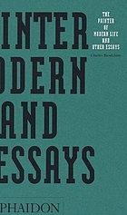 The painter of modern life, and other essays