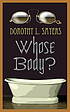 Whose body? por Dorothy L Sayers