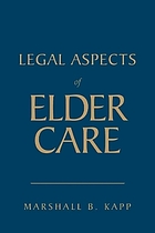 Legal Aspects of Elder Care cover image