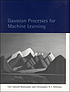 Gaussian processes for machine learning de Carl Edward Rasmussen