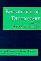 Encyclopedic dictionary of the sciences of language