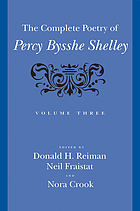 The complete poetry of Percy Bysshe Shelley