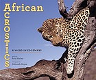 African acrostics : a word in edgeways