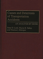 Causes and deterrents of transportation accidents : an analysis by mode