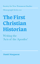 The first Christian historian : writing the 