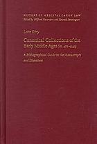 Canonical collections of the early Middle Ages (ca. 400-1140) : a bibliographical guide to the manuscripts and literature