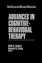 Advances in Cognitive-Behavioral Therapy cover image