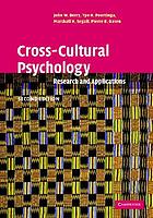 Cross-cultural psychology : research and applications