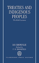 Treaties and indigenous peoples