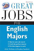 Great jobs for English majors