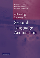 Achieving success in second language acquisition