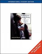 Foundations of Social Policy: Social Justice in Human Perspective cover image