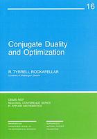 Conjugate duality and optimization