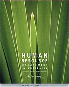 Human resource management in Australia: strategy, people, performance
