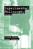 Experimental philosophy. Volume 2