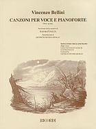 Canzoni per voce e pianoforte