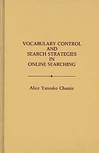 Vocabulary control and search strategies in online searching