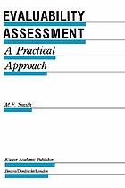 Evaluability assessment : a practical approach