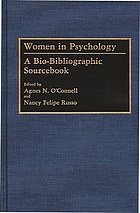 Women in psychology : a bio-bibliographic sourcebook