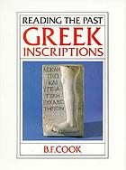 Greek Inscriptions cover image