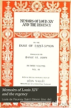Memoirs of Louis XIV and the regency,