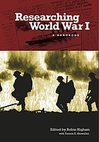 Researching World War I : a handbook