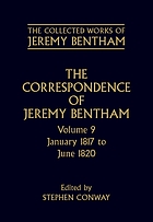 The correspondence of Jeremy Bentham,