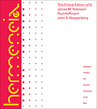 The critical edition of Q : synopsis including the Gospels of Matthew and Luke, Mark and Thomas with English, German, and French translations of Q and Thomas