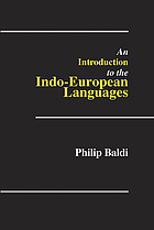 An introduction to the Indo-European languages