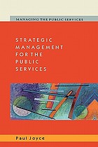 Strategic management for the public services
