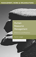 Human resource management : rhetorics and realities