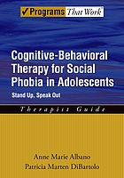 Cognitive-Behavioral Therapy for Social Phobia in Adolescents cover image