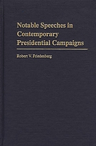 Notable speeches in contemporary presidential campaigns