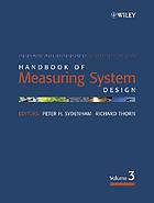 Handbook of measuring system design