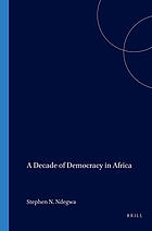 A decade of democracy in Africa