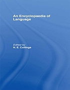 An Encyclopaedia of language