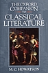 The Oxford companion to classical literature by  M  C Howatson 